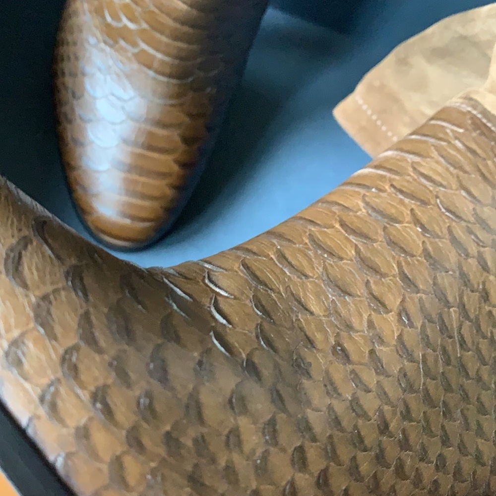 VINCE Snake-Suede Boots - Picture 6 of 12